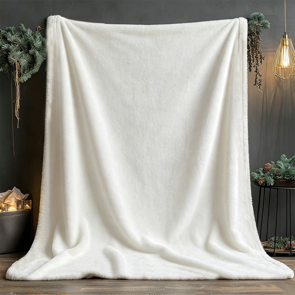 TEMU 1pc 2d Flat Solid Plain Flat Flannel Blanket - 100% Polyester Fiber, Suitable For , Light And Warm, To Beds, Sofas, And , Presenting A