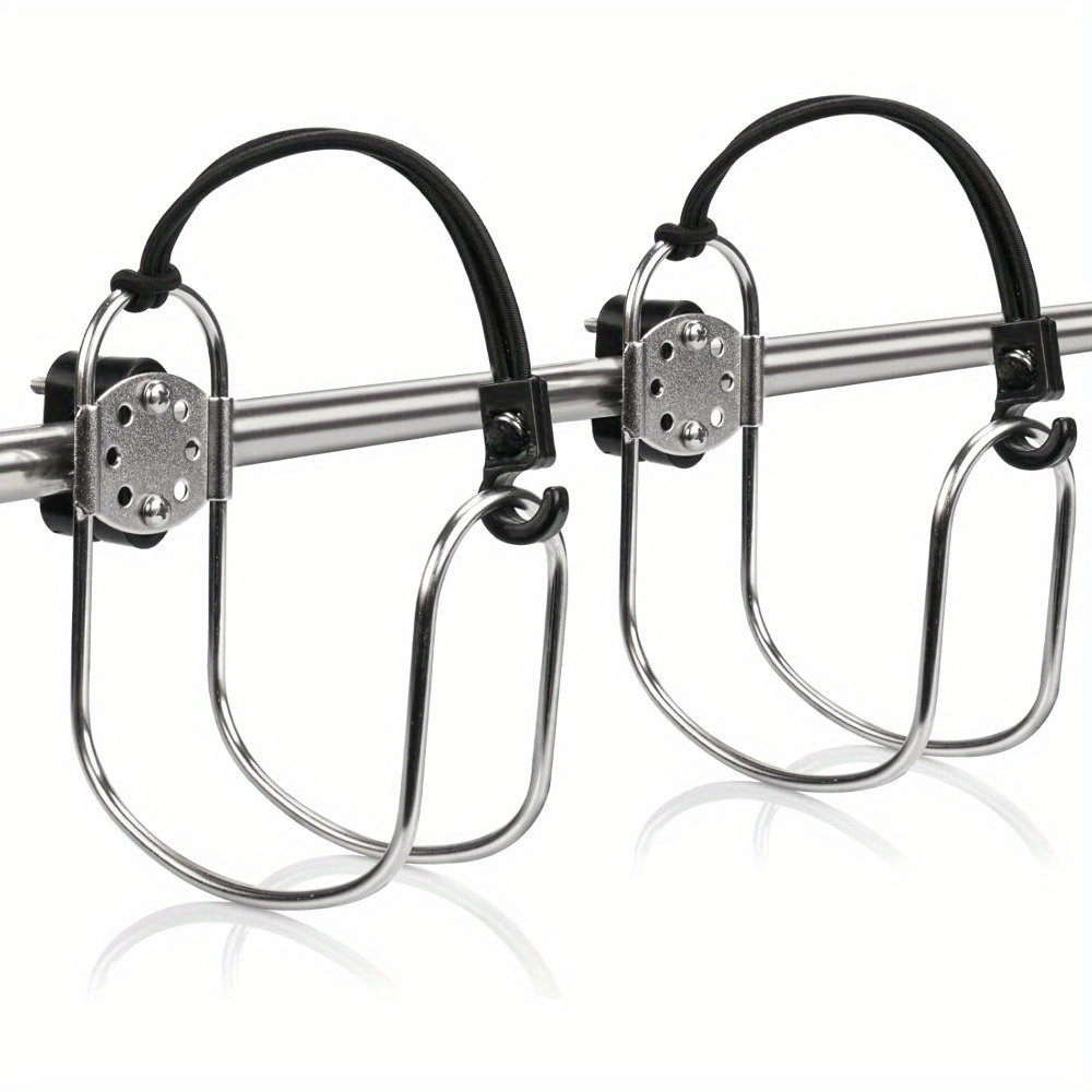 TEMU A Stainless Steel Horseshoe Bracket For Marine Use, Equipped With A Plastic Support, Designed For Yacht Life Rings