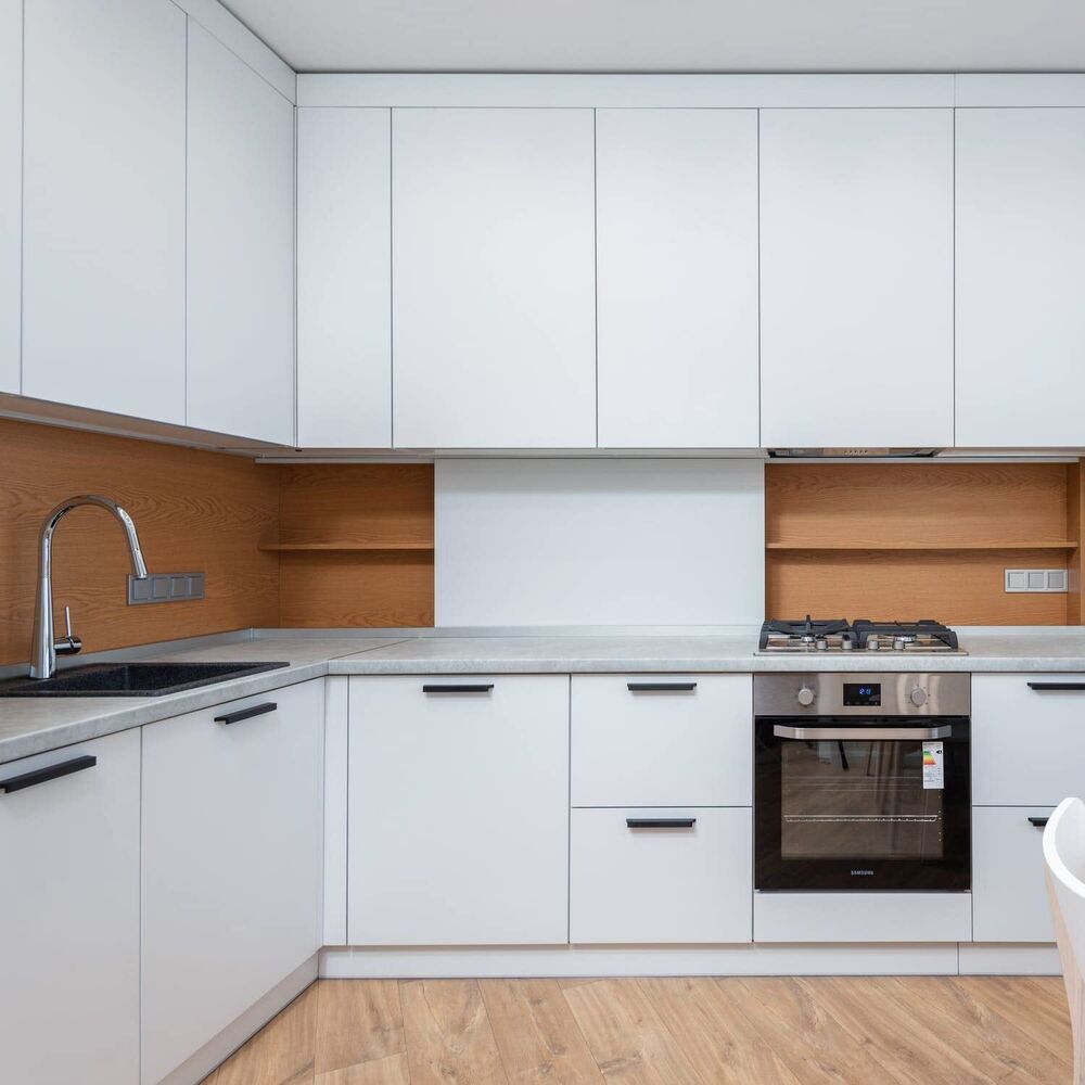 60*500cm Self Adhesive Wallpaper White Glossy Peel And Stick For Kitchen Counters Furniture Shelves Drawers