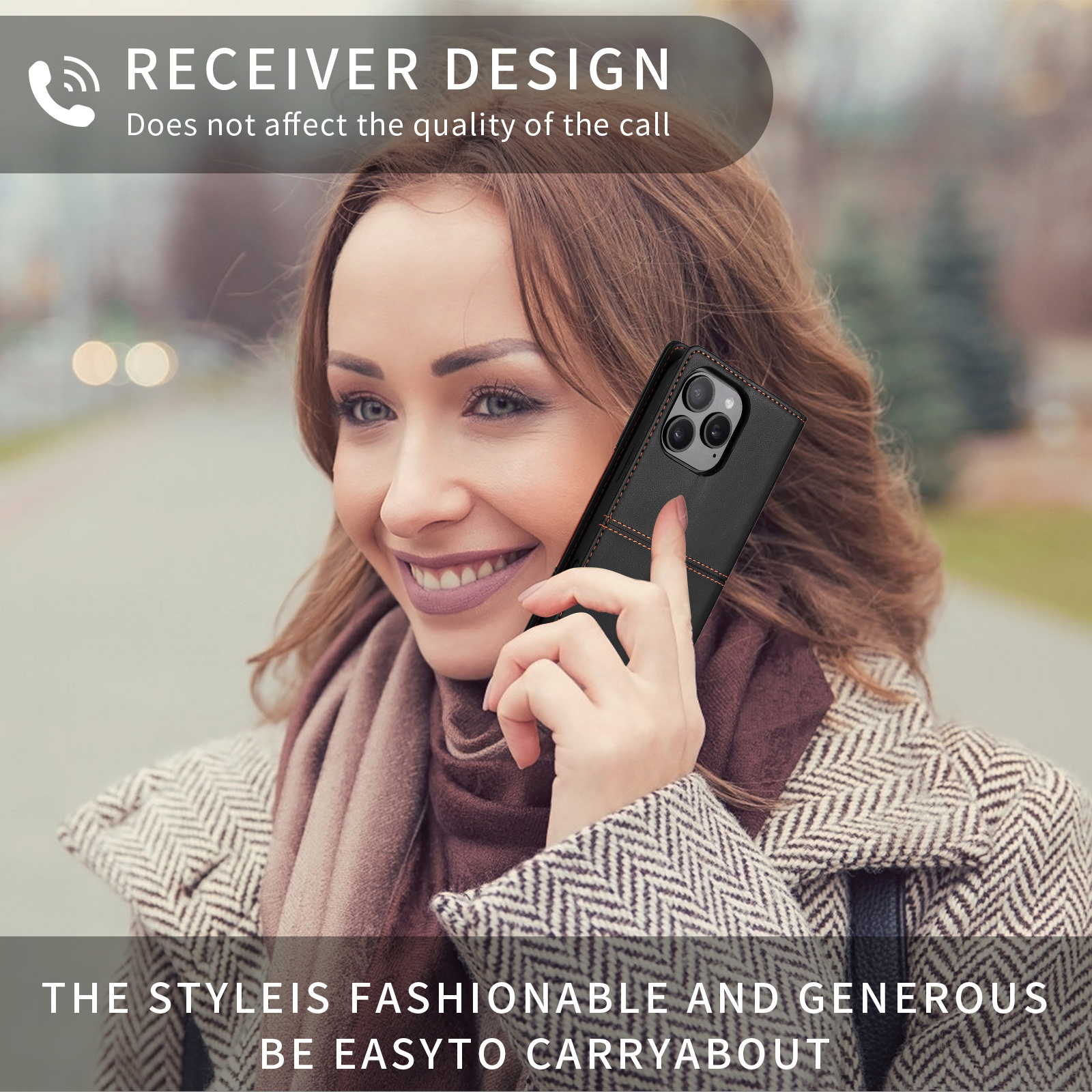 Luxury Wallet with Card Slot RFID Blocking Kickstand Magnetic Flip PU Artificial Leather Case for iPhone 16 Pro Max 15 Plus 14 Pro 13 12 11 XS Max XR X SE 2020 2022 7 8 Plus Soft Silicone Business Shockproof Protective Cover