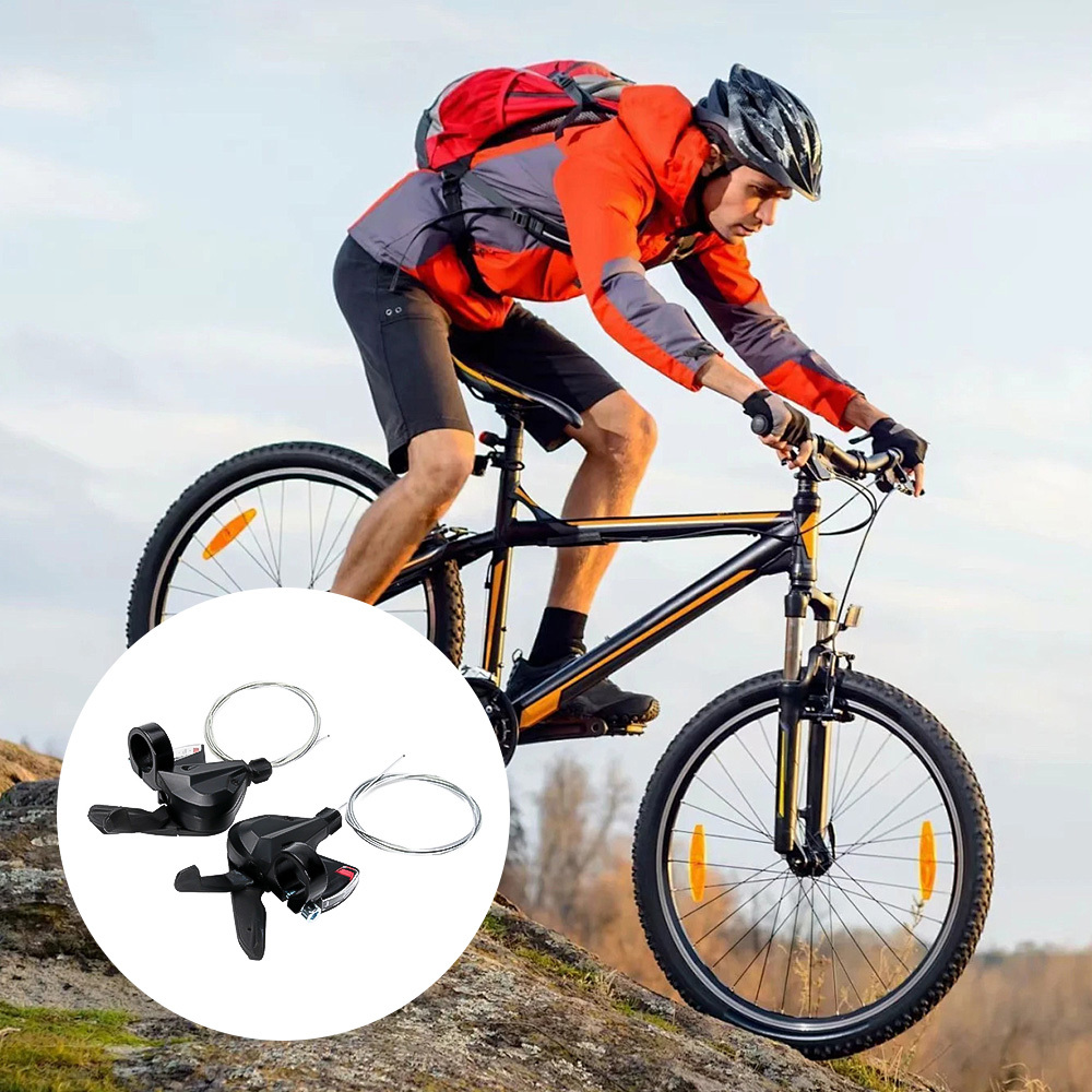 24- Bike Gear 2pcs Finger Dial Bicycle 8/ 24-speed Split Finger Dial Gear Accessories
