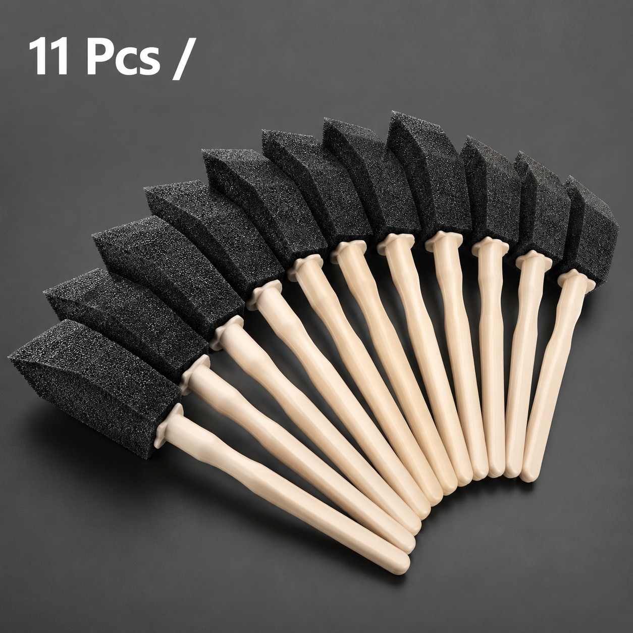 TEMU 11pcs Car Air Conditioning Ventilation Cleaning Brushes, For Efficient Dust Removal, Ergonomic Handle, Car Interior Cleaning Tool | Ergonomic