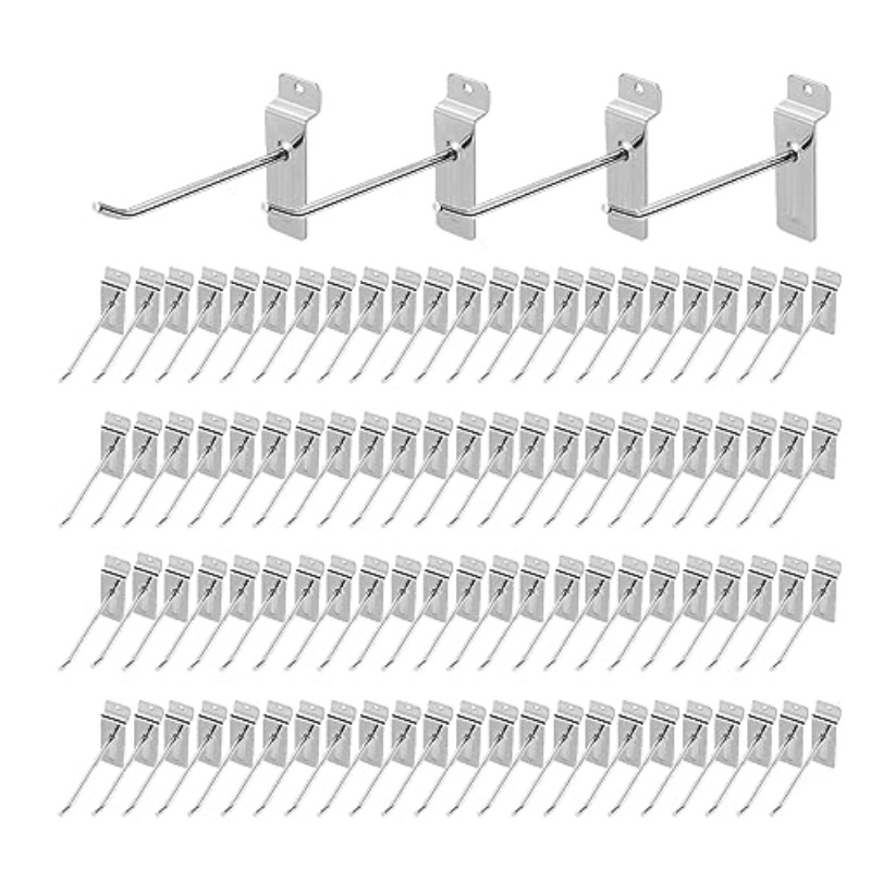 6 heavy duty   hooks silver   6 inch