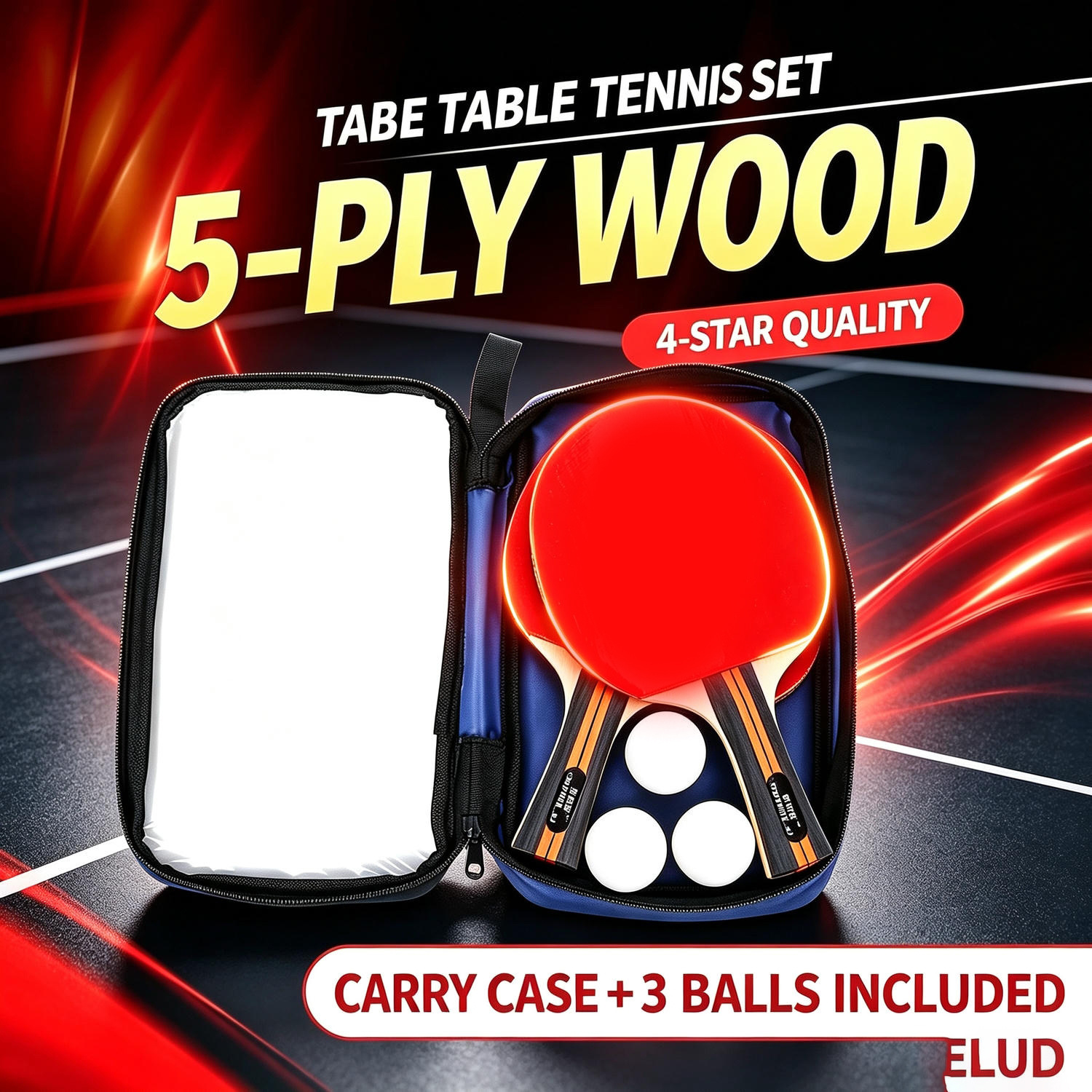 table tennis bats sold on Temu United States