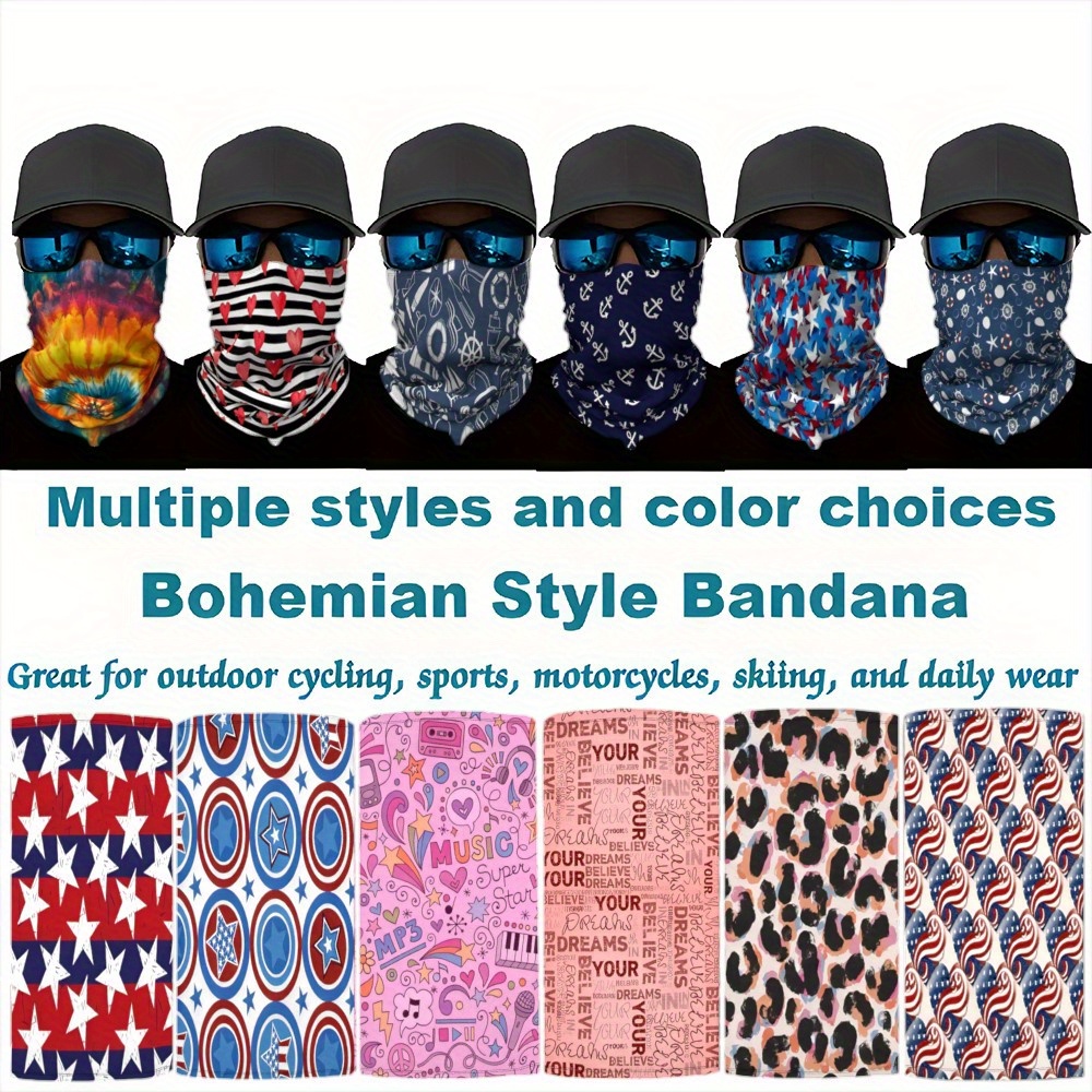 12pcs 9x18 inch star abstract art neck gaiters scarf high     breathable multi color assorted patterns for outdoor running fishing hunting parties versatile headwear fashion accessory running gear vibrant gaiter smooth stretchy fabric party decoration stylish accessory   multipurpose gaiter fashionconscious  