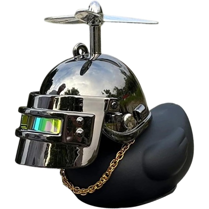 E-shop Motorrad/Auto/Roller Lenker-Enten-Zubehör mit rotierendem Gyroskop-Spinner – Niedliche Armaturenbrett-Dekoration, – Kostenlose Montage, Keine