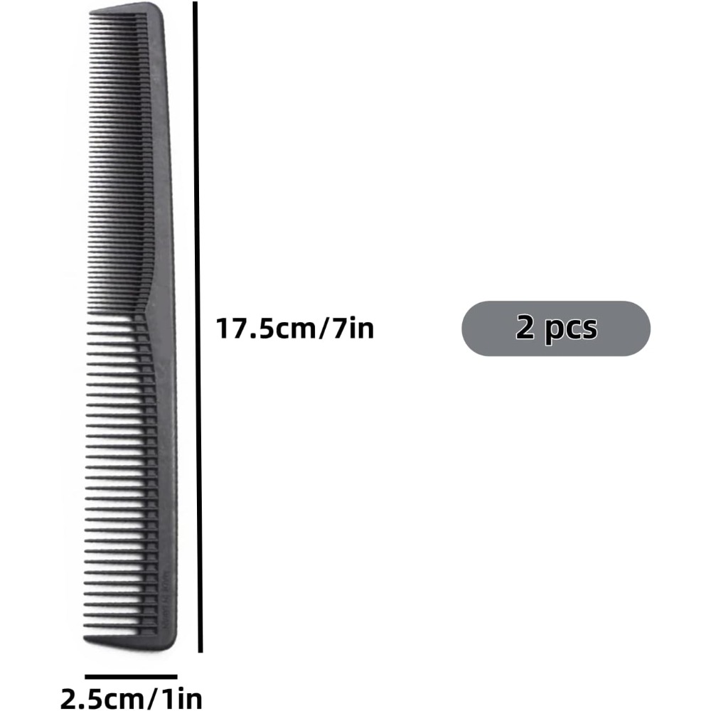 2 Pack Durable Heatproof Hairdressing Combs