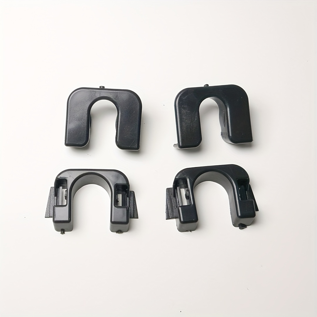 TEMU 2 Sets Of Black Plastic Wrap-around Bracket Clips, Suitable For Ford , Focus, , - Rear Bracket Compatible With Oem Numbers 015532109e, 8795en,