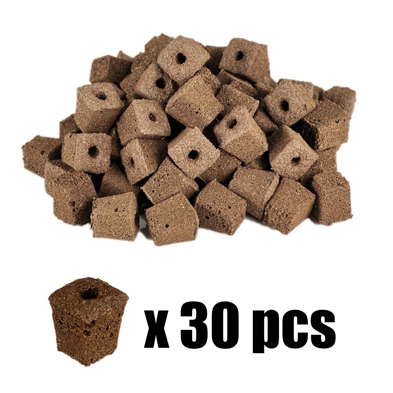 TEMU A Seedling Starter Sponge Kit For Hydroponic Indoor Garden Systems, Featuring 30pcs Growth Sponges, With Seed Pods Replacing Sponges, Compatible