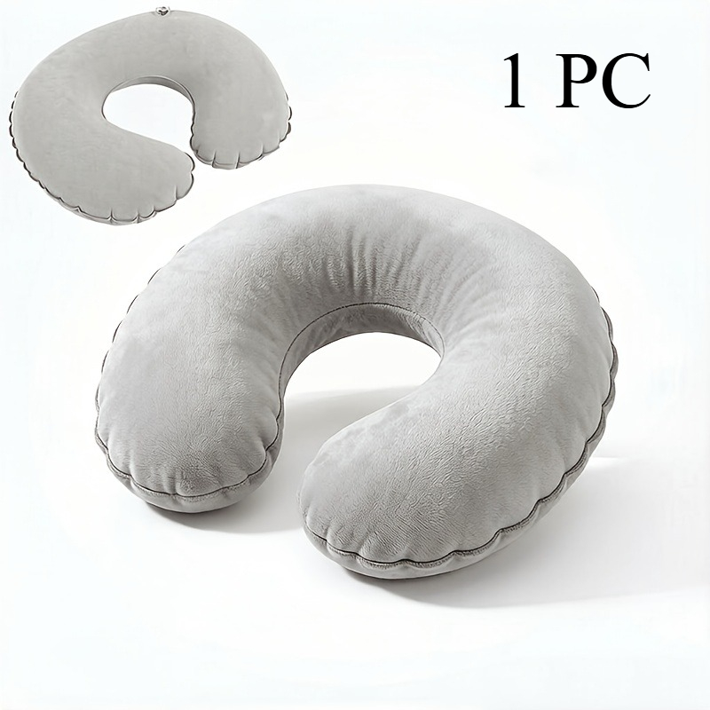 TEMU Ergonomic U-shaped Cervical Pillow - Travel And Office Pillow, Lightweight And Portable. Suitable For Airplanes, Cars, And Beds. The