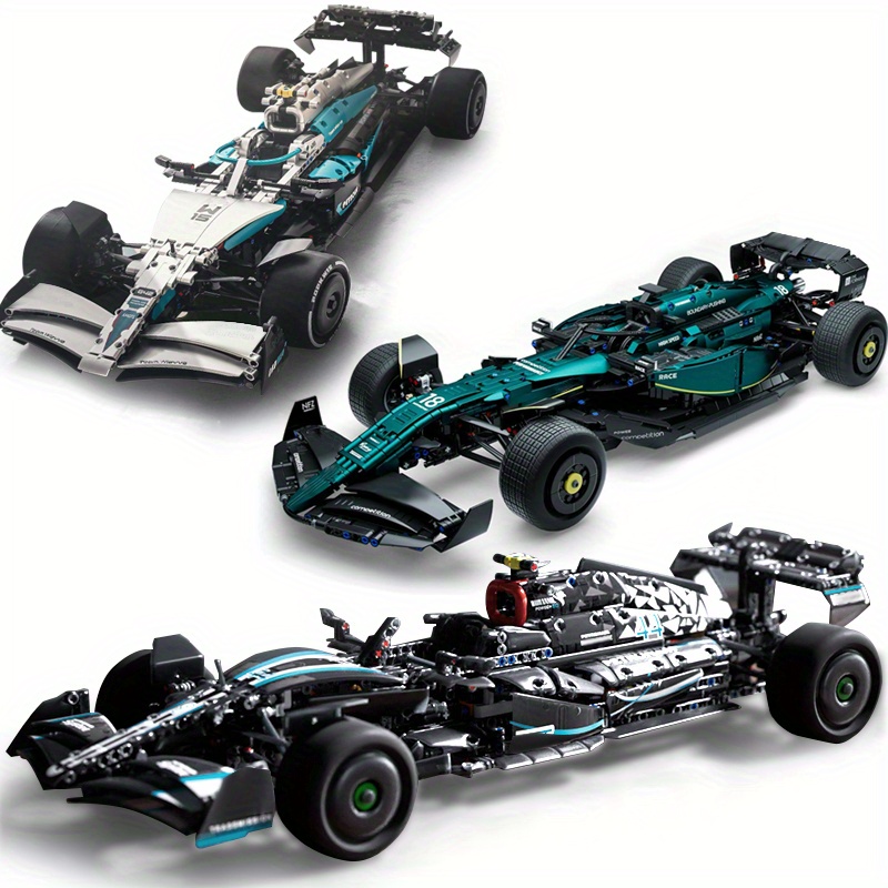 1936pcs Racing Car Building Set, 1:8 Scale Collectible Set for Adults, Collect souvenirs, assemble building block models for sports cars, Christmas/ Birthday Gifts