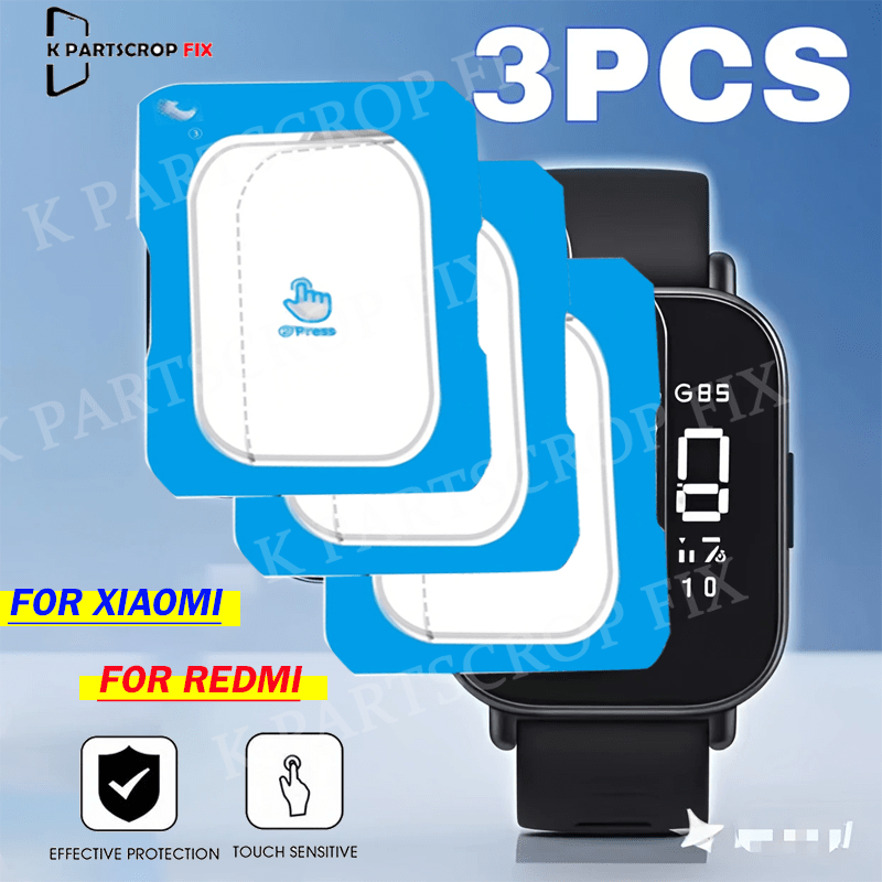 TEMU 3 stycken glasbäddsskydd för Xiaomi Watch, Watch 2 Pro / 8 Pro / Watch S3, Watch 4 / Watch S4 eSIM / Color 2 / Watch 4 / Watch 5 Lite / Watch 5