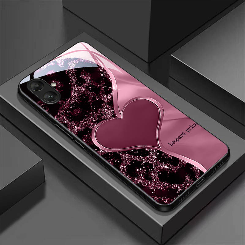 TEMU Phone Case - A Tempered Glass Phone Case Designed For The For Galaxy A06/f06 5g/a07, Featuring An Ultra-thin Hard Cover With A , Model Bla083
