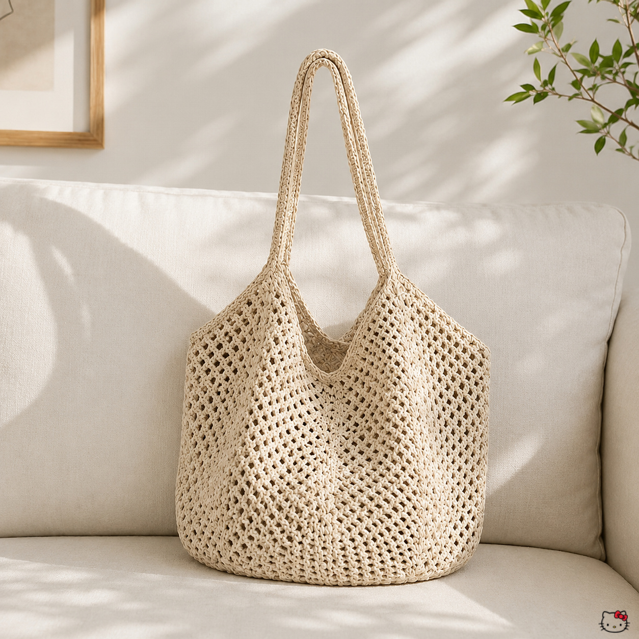 Image of Women's Large Capacity Woven Tote Bag - Lightweight And Breathable Single Shoulder Bag, Suitable For The Beach, Travel, Shopping, And Daily Use, Casual Handbag, Easy To Carry, Ideal For Commuting