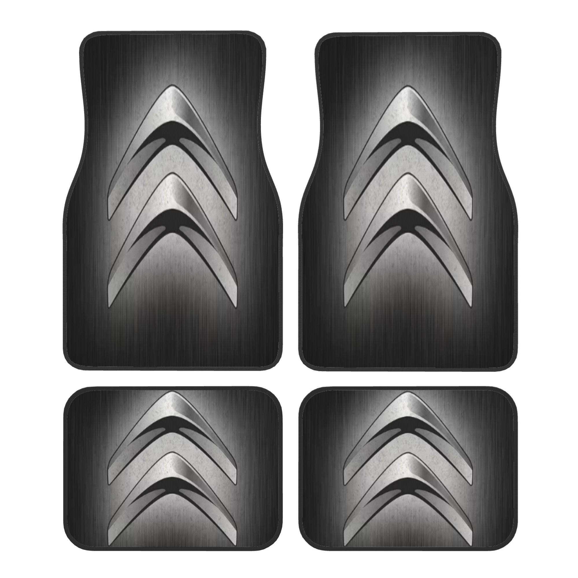 TEMU 4pcs Car Floor Mats, Featuring Themed Pattern Designs, Suitable For Most Vehicle Models Including Sedans, Trucks, And Suvs. Stylish Interior