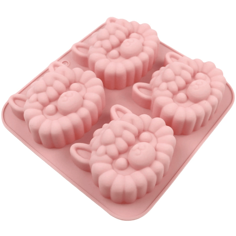 1pc For Cartoon Alpaca Silicone Cake Mold Diy Baking Handmade Cold Soap Mold Mousse Mold Baking Molds, Chocolate Molds, Ice Cube Tray Molds