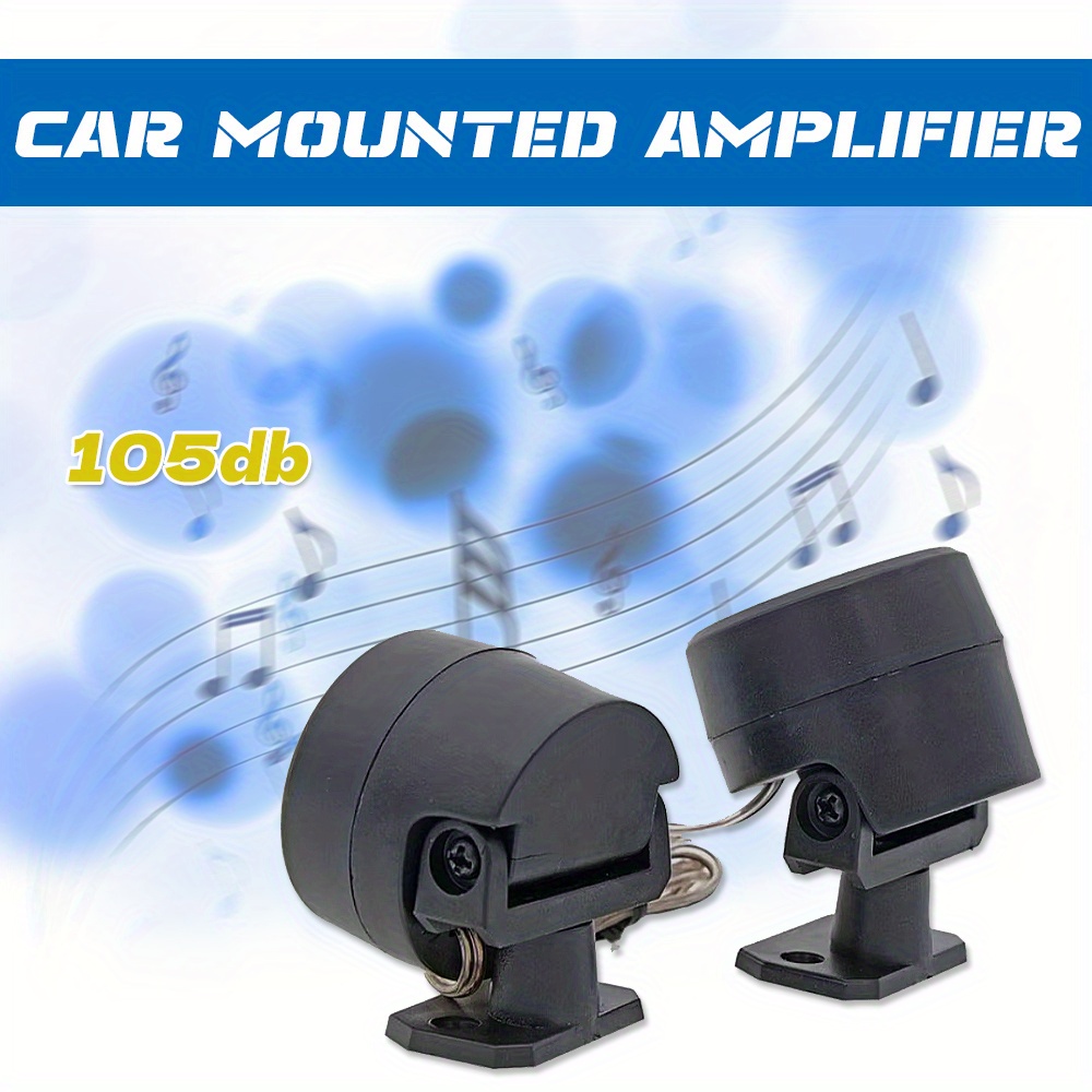 TEMU efectos de sonido mejorados, amplificador de audio para decoración interior, altavoz de audio, regalo navideño, de audio mini