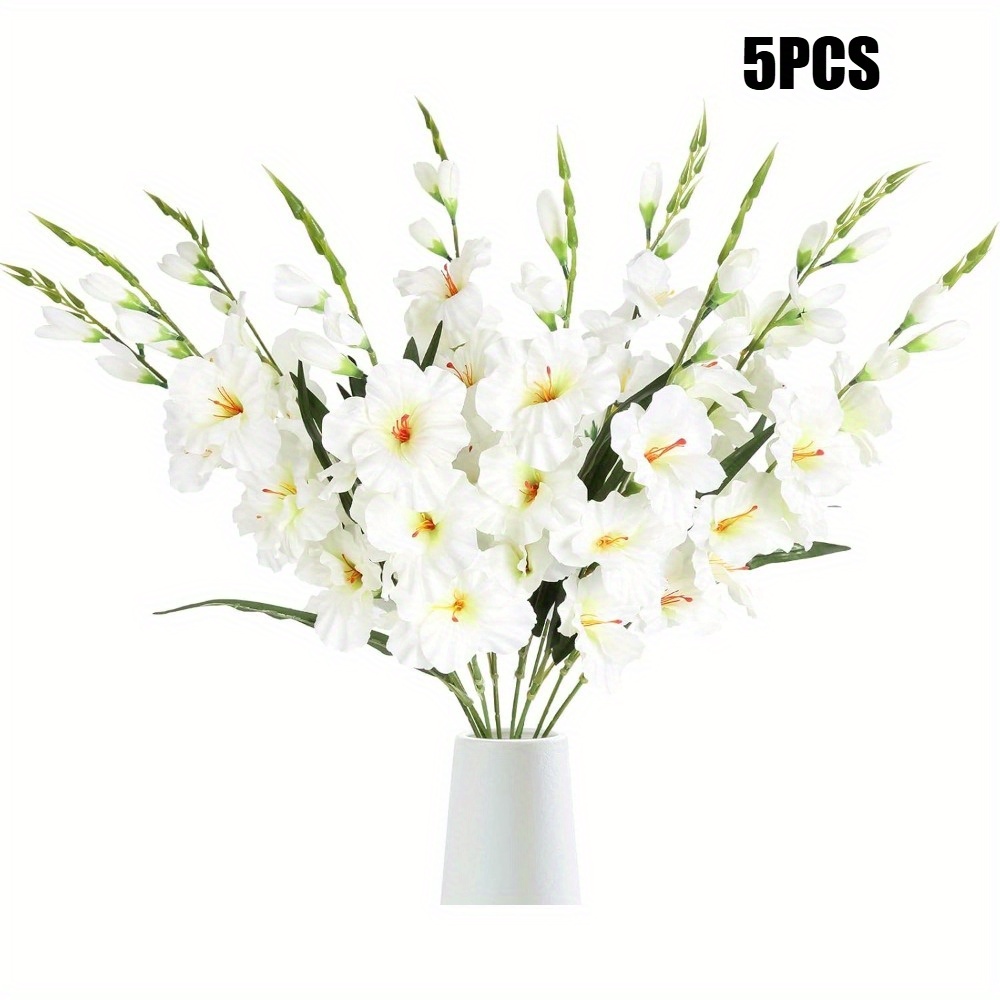 knstliche blumen gladiolen Gladiolen-Champagner: knstliche Illusionsblume | Flowrette