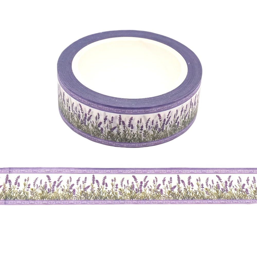 E-shop Lavendel Washi Tape, hochwertiger dekorativer Klebstoff für Scrapbooking, Kartenherstellung, Planer und Journal Masking Stickers