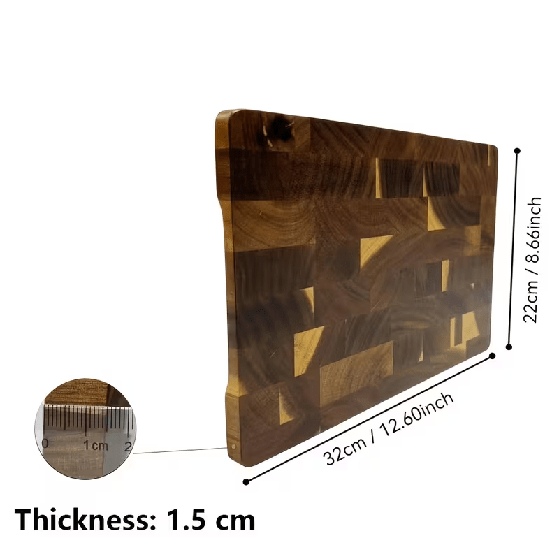 Image of Dofiki Acacia Wood Cutting Board Set Of 2, Medium + Large Mixed Pack. -quality Acacia Wood, Convenient For Food Preparation, 3 Sizes For Separate Use, Prevents Food From Absorbing Odors