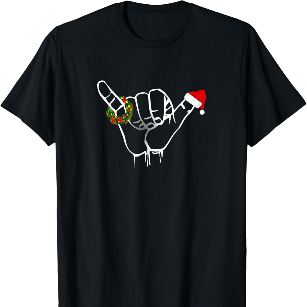 

Sign Hand Good Vibe Hawaii Christmas T-shirt