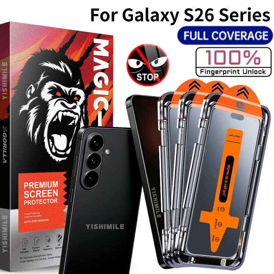 TEMU 3-pack Privacy Glass Screen Protector, Suitable For For Galaxy S22 5g/s22  5g/s23/s23 /s24/s25/s26/plus/ultra/s25 Edge/s25 Fe Series, Anti-spy,