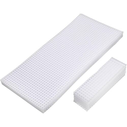 10pcs white plastic mesh sheets templates for purse making bag bottom shaper pads embroidery crochet yarn crafting tools acrylic knit crochet templates diy wallet making