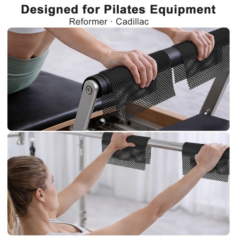 4 Pack Non-Slip Pilates Grip Pads for Strength Training Equipment