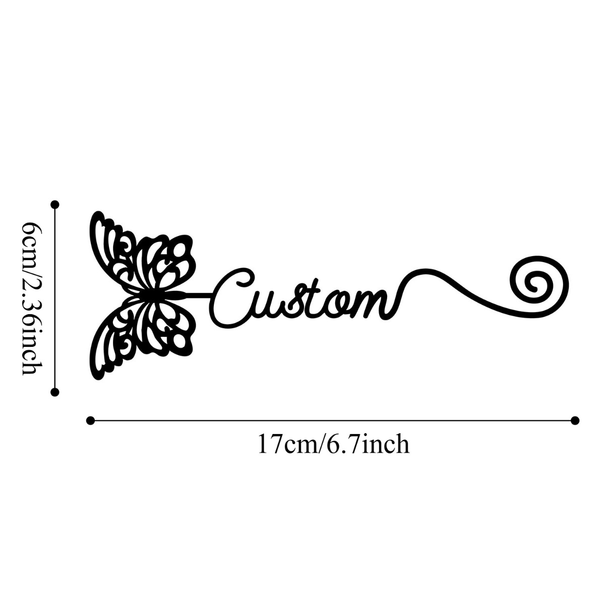 TEMU a in Metallo con /Testo Personalizzato - Elegante Carattere Personalizzato e Design a , Protegge dei Libri, per dei Libri, un Regalo per