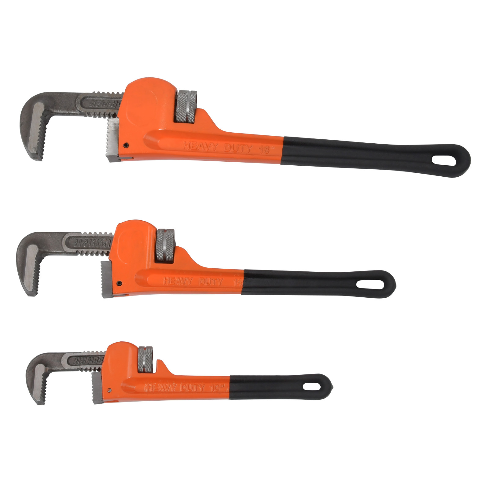 3pcs adjustable heavy duty     wrench tool set plumbers pliers   18 details 3