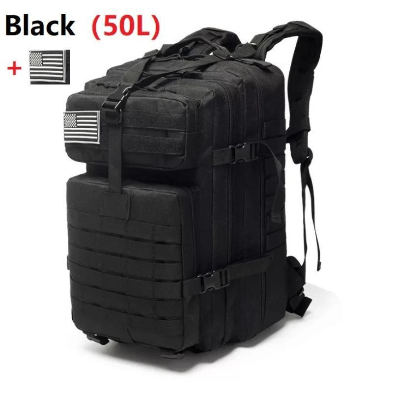 Obrázok položky 11.89gal veľkokapacitné preživiace batohy pre mužov, ideálne na 3-dňové outdoorové   a kempovanie s molle systémom