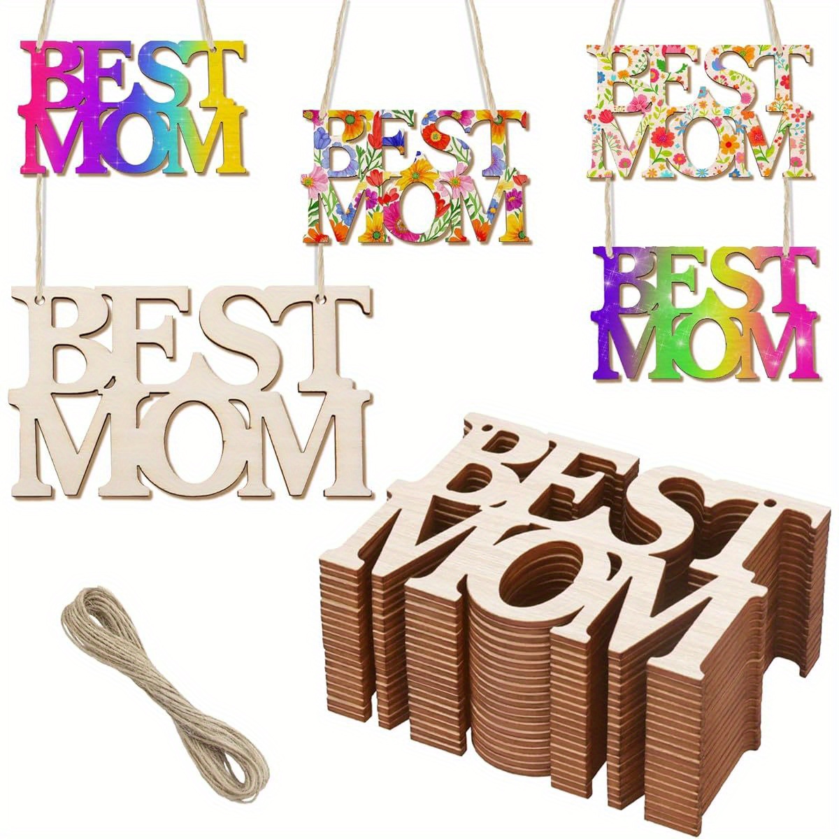 24 Sets Mother's Day Crafts Bulk DIY Coloring Mother's Day