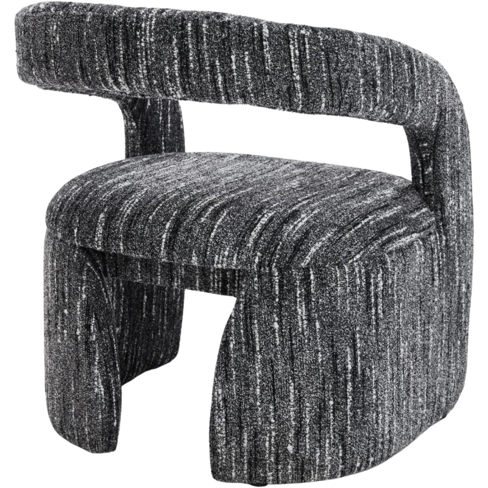 1pc Modern Accent Living Room Chair Set with One Ottoman, Upholstered Barrel Sherpa Lounge Side Chair, Comfy Side Reading Reclining Chair for Living Room, Bedroom, Apartment, Reading Room, Office
