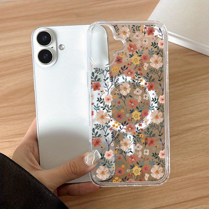 TEMU Phone Case: Suitable For Iphone 17 Shockproof, Magnetic, Anti-yellowing, Anti-scratch, Anti-fingerprint, Heat Dissipation Acrylic Clear Phone