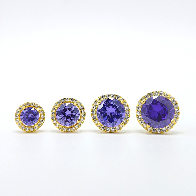 Fashionable Synthetic Zircon Ear Studs, Lovely Present