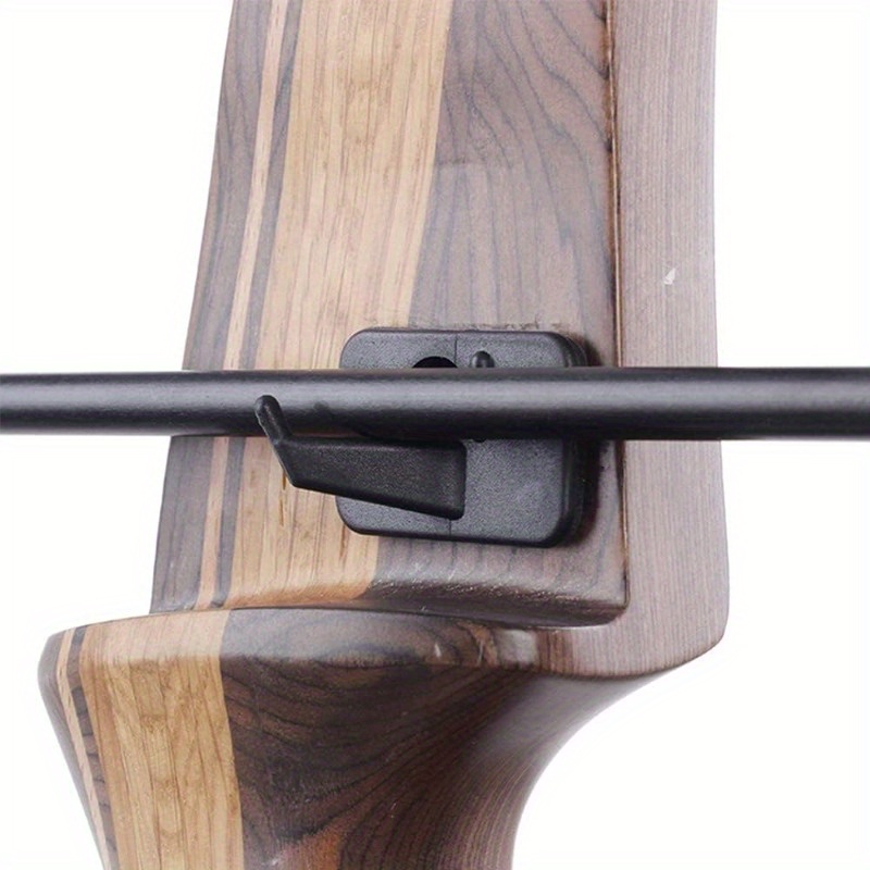 6pcs Adjustable Black Plastic Recurve Bow Arrow Rests