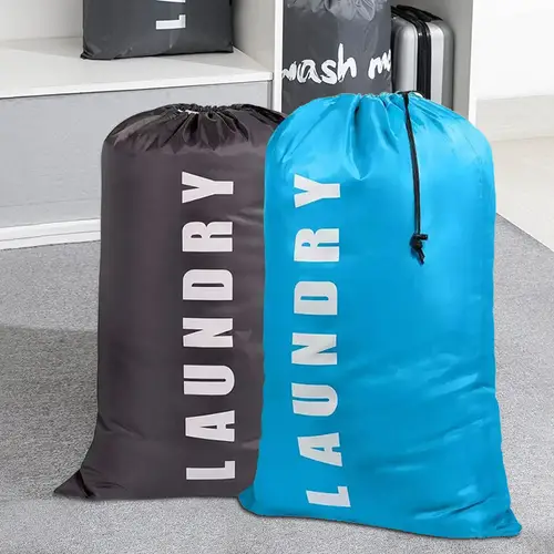 extra large capacity canvas laundry bag durable drawstring closure washable portable folding and collapsible ideal for and storage organization