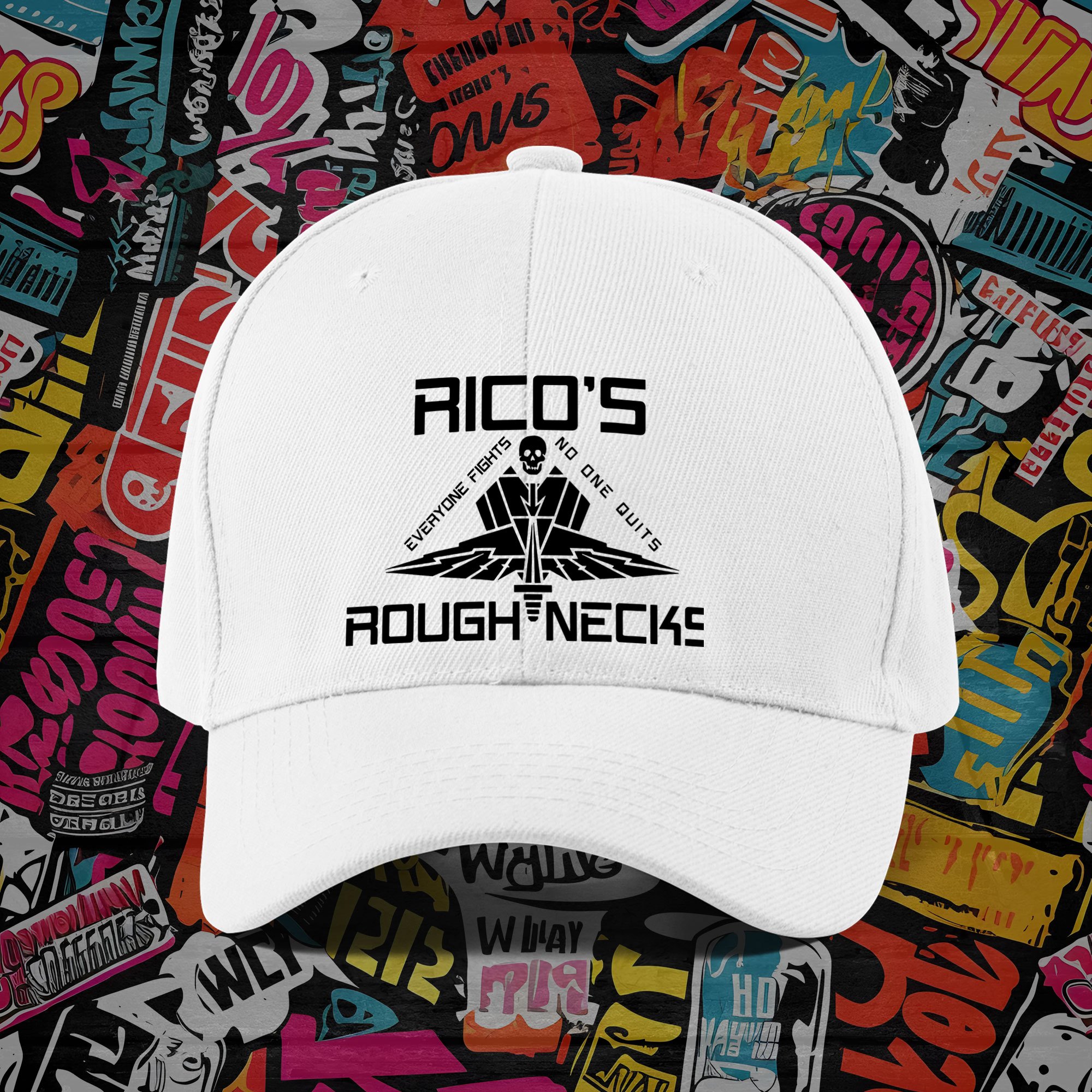 

Roughnecks Unisex Dad Hat, Polyester Cap, Pattern, , Non-stretch,