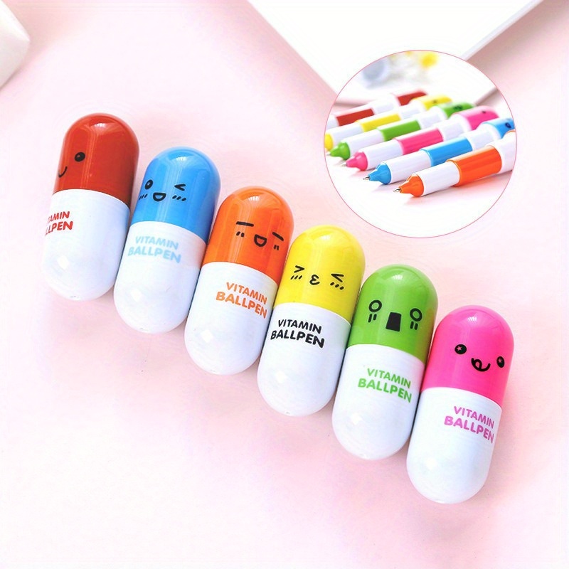 set of 6 cartoon themed gel pens that can expand ideal for use as rewards in classrooms or as gifts for friends Product details 3
