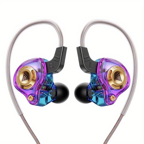 larawan ng item ak6 srs in-ear dynamic earphones, hifi kalidad ng tunog na may malalim na , wired earphones na may remote control