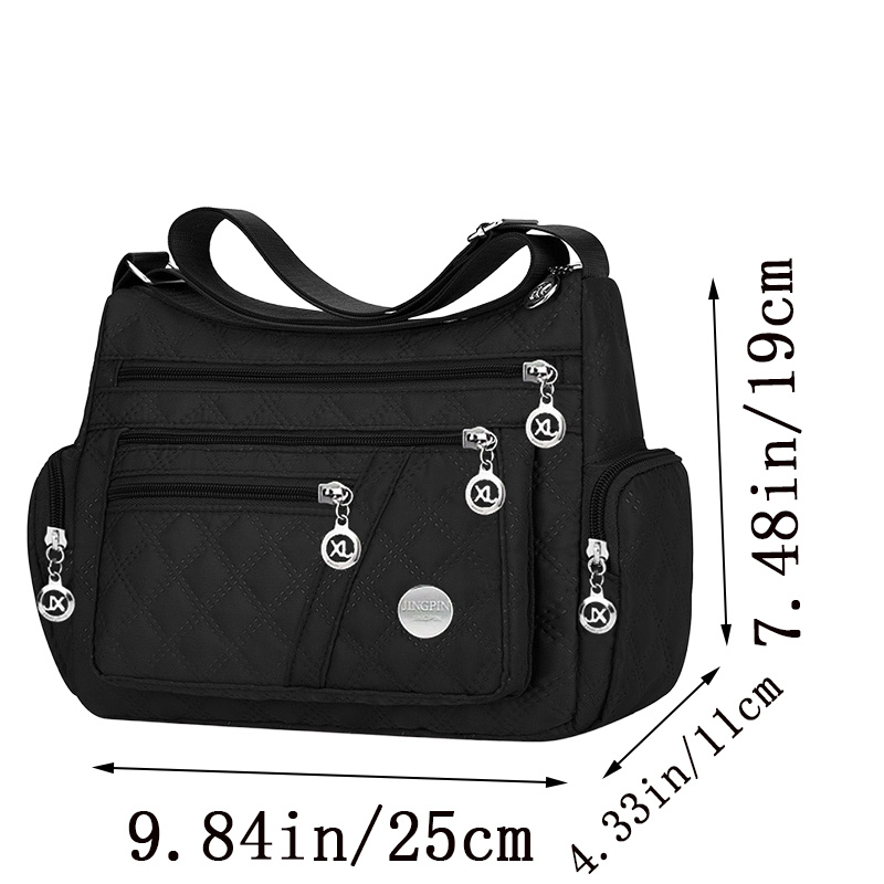 womens shoulder bag a stylish crossbody bag for christmas and autumn winter for   men and women featuring a lightweight and adjustable strap making it     for holidays zipper   random Product details 5