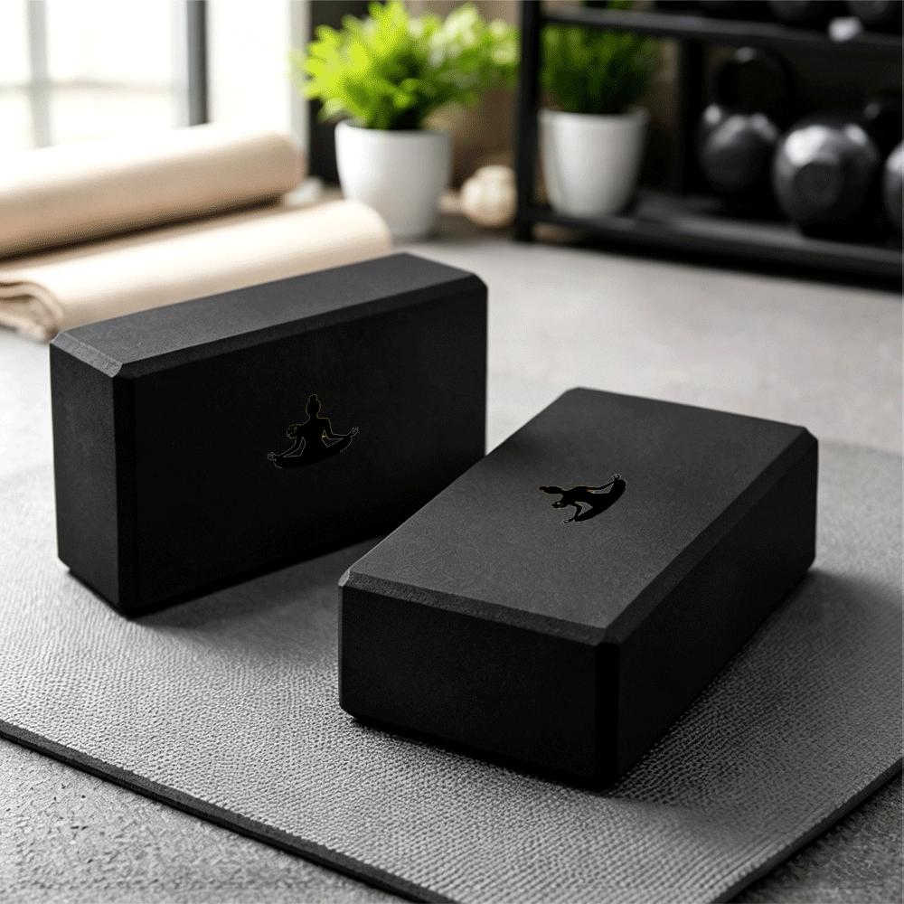 TEMU Set blocchi in schiuma per , materiale EVA ad densit� e per meditazione e seduta, blocchi di supporto per esercizi pi羅 e morbidi, presa e colori