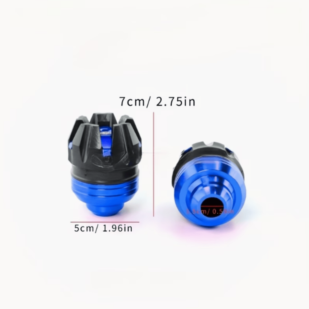 2 bucăți Cupe de protecție universale pentru amortizoarele din față, Bile -cădere pentru cadru, Protecții -cădere potrivite pentru motociclete, scutere, biciclete electrice, Accesorii de fixare pentru motociclete