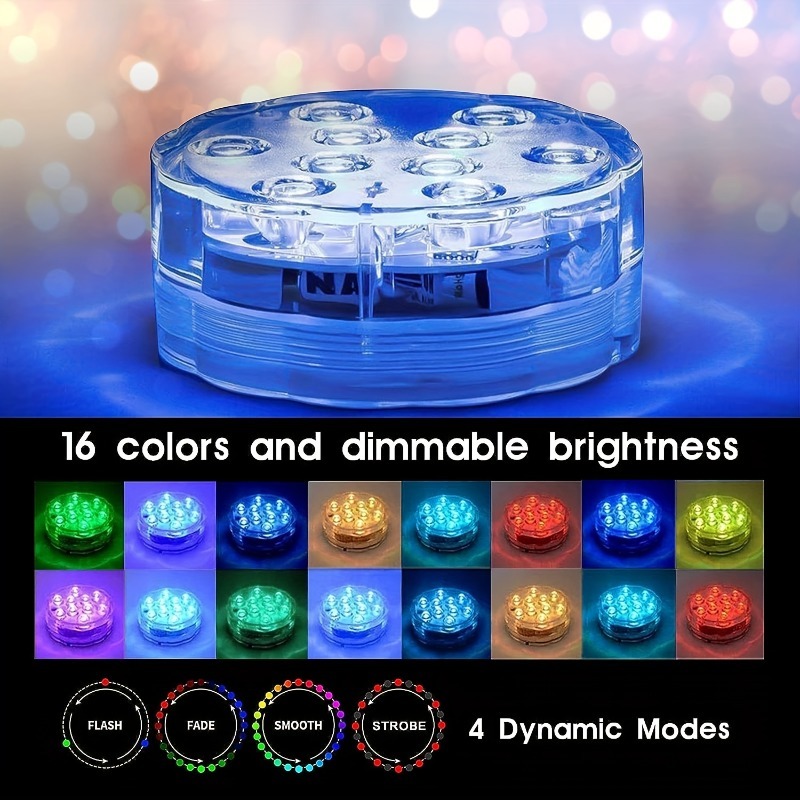 2/4pcs Marine Wireless LED Light for Boats and Cabins