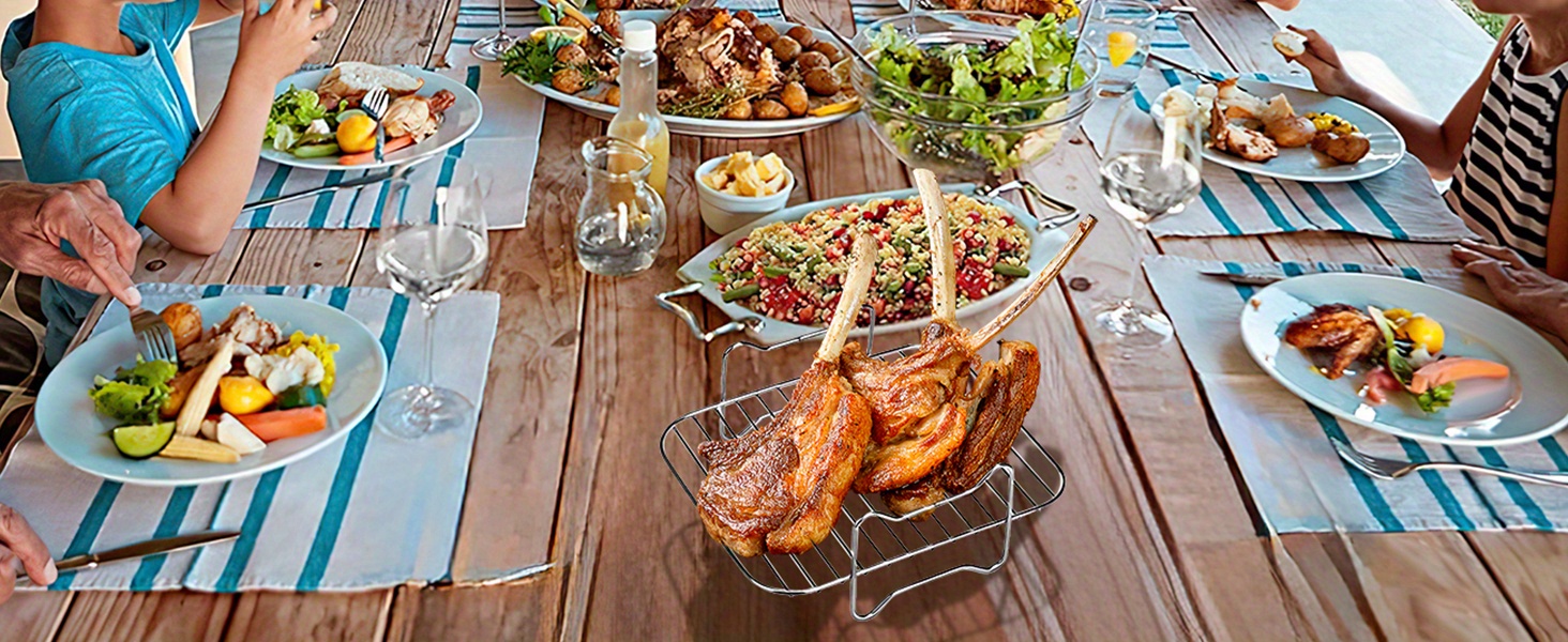 Airfryer Accessories for Ninja Foodi Flexdrawer AF500EU 10.4L, 1 x 10.4L and 2 x 5.2L Silicone Mould for Ninja Hot Air Fryer af500de Accessories, Other Accessories Included