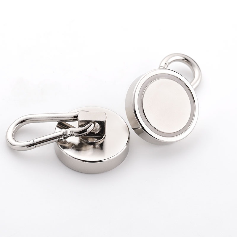 TEMU High-quality Durable Multifunctional Outdoor And Home Magnetic Metal Hook, As Outdoor Climbing Hanging Hook And Home Punch-free Refrigerator