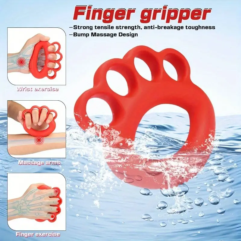 4pcs grip strength trainer kit - 11-220lbs adjustable forearm gripper, finger exerciser & wrist strengthener for men, with handles, durable non-woven material, ideal for hand & wrist , hand strength training|ergonomic grip trainer|durable grip trainer, grip strengthener Product details 5