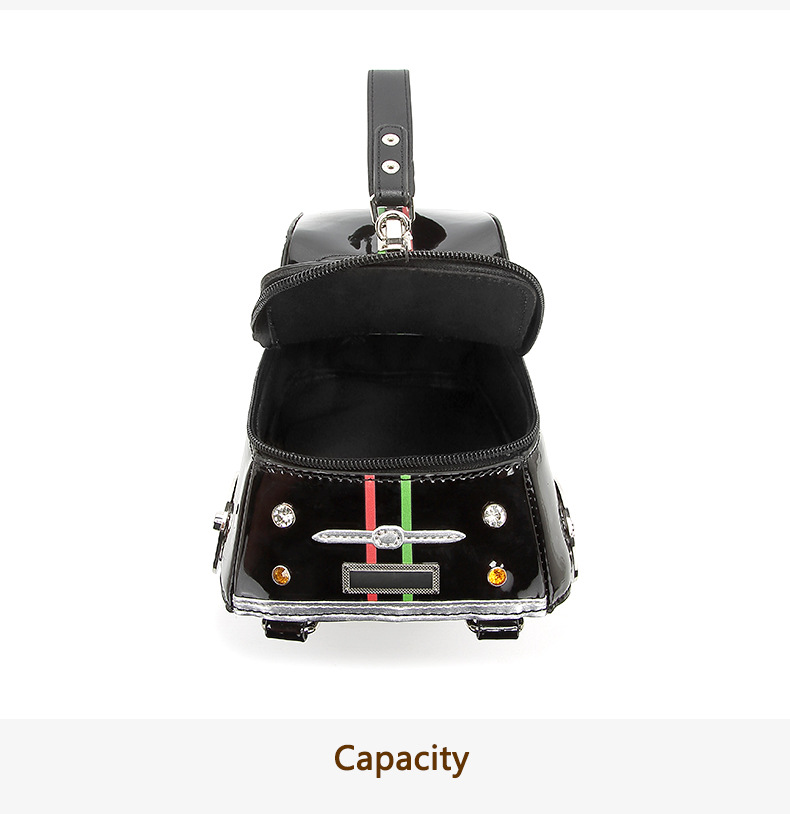 Women's 3D Mini Car-Shaped Handbag - Cute Purse with Adjustable Crossbody/Shoulder Strap, Golden-Tone Door Handle & Realistic Headlights - Pink/Golden/Black (-Like) Bag for Daily Use, Parties, - Stylish Gift Idea