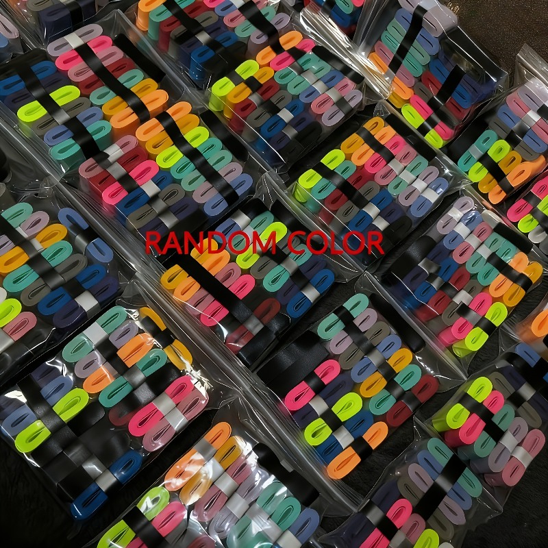 TEMU Nastro per Impugnature da Tennis Colori Assortiti 24 pezzi - Adesivo Antiscivolo Assorbi-Sudore, per Racchette da Tennis e Raquettes, Adesione