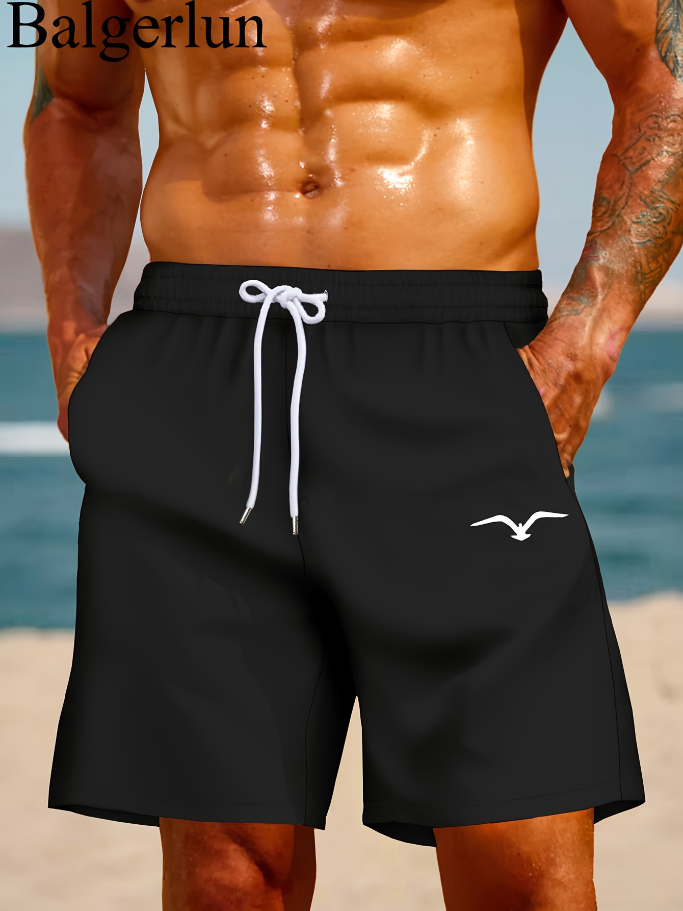 baños natación hombre shorts transpirables Temu Colombia